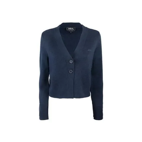 아페쎄 25FW 아페쎄 가디건 WVBEEF22328IAK DARK NAVY BLUE DOM