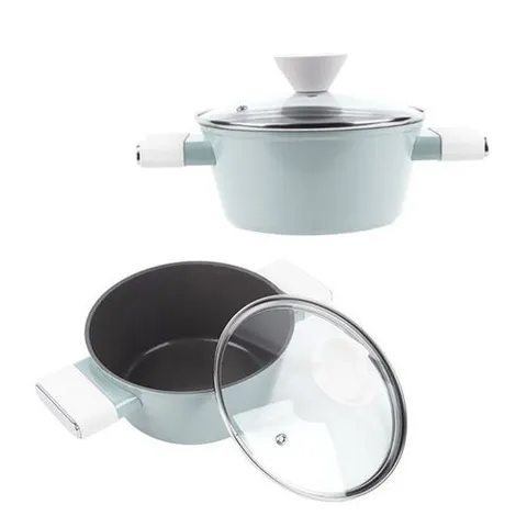 기타 고품질 인덕션 냄비 양수냄비 논스팅 코팅 세라믹 18cm IH 인 인덕션전용냄비 튼튼한냄비 양수18cm WFH17M4