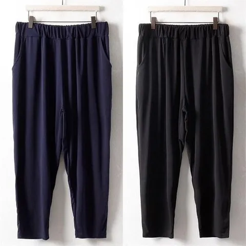 셀러허브 패션 ~38인치 빅사이즈 쿨링 바지 WW1485 여성 배기 스판