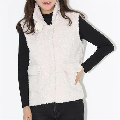 셀러허브 패션 양포켓 양털조끼 SD-210910
