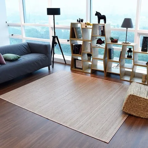 기타 고품질 17mm 오크무늬 NW 통왕대나무 자리 (가로90 세로180) 극세사 러그카페트 W3E93C4