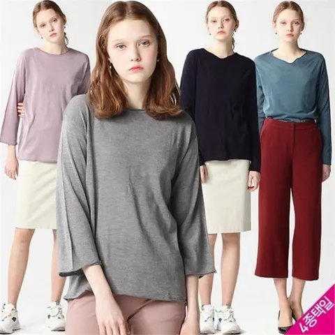 르오트 프렌치 소프트 롤링 니트 4종택일_P078295504