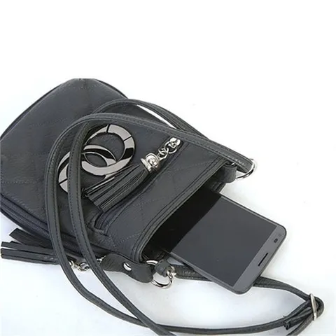파리앤유 핸드폰 지퍼 크로스백_P067700973