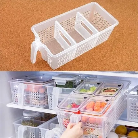 셀러허브 생활리빙 중 냉장고 소분용기 핸들 멀티트레이 냉장고정리용기