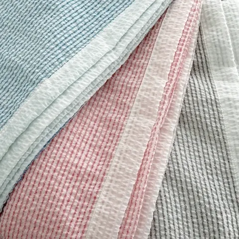 바숨 심플 시어서커 여름 홑이불 S/Q