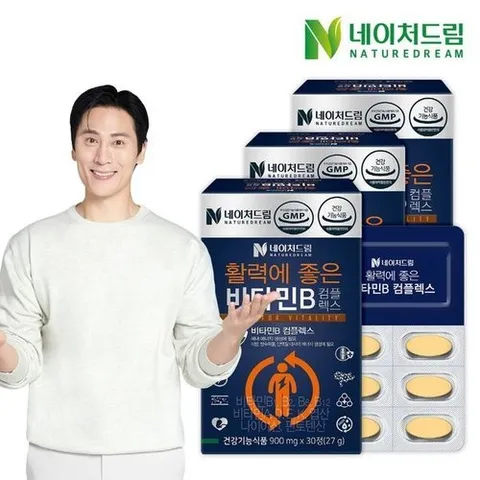 네이처드림 활력에 좋은 비타민B 컴플렉스 900mg x 30정 3박스_P351076424