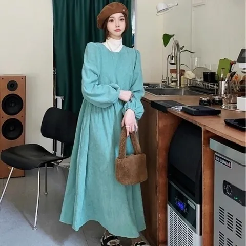 엄지척 원피스 루즈핏 퍼프19912977667501