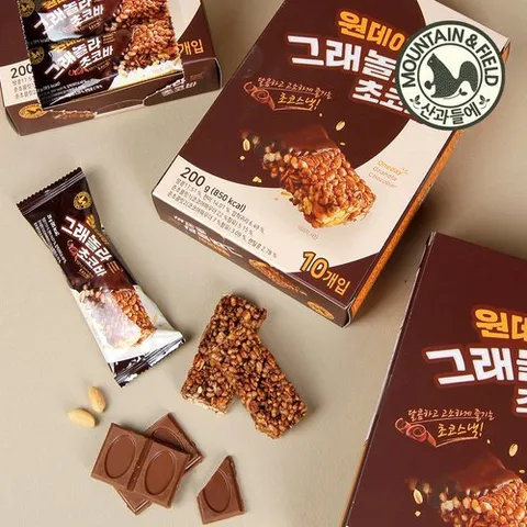 산과들에 원데이그래놀라초코바10개세트x1