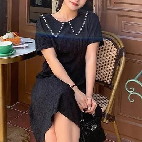 셀러허브 패션 [오노마] ONM 여름원피스 카라넥 진주단추 포인트 정장룩 원피스 (13872530)
