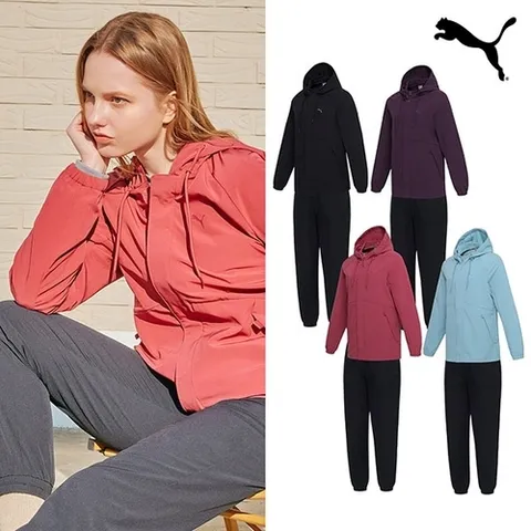 푸마 PUMA] NEW 푸마스포츠 UV차단 우븐 트랙수트 여성 4종 택1 B