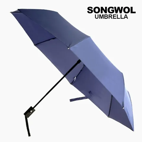송월우산 3단우산 무지반자동 2개세트