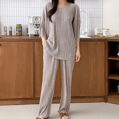 아이우먼 고퀄리티와이드쉬폰세트 ARU476M605 빅사이즈_P430044299