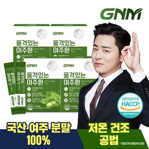 GNM자연의품격 GNM 품격있는 국산 여주환 스틱 2g x 4박스 (총 120포) / 여주 분말 가루 100프로