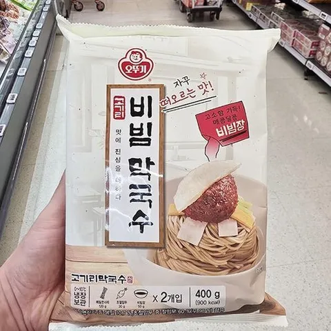 셀러허브 식품 오뚜기 고기리 비빔 막국수 400g 아이스박스포장 202803