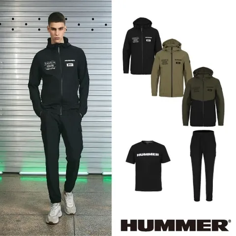 HUMMER ★SK 스토아 단독★(블랙,험머그린)남성 H2 라이크라 셋업+소로나티셔츠
