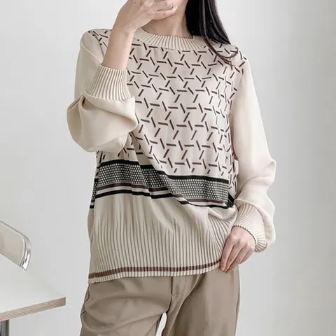 H스타일 BL블랑플리츠커트지블라우스 가을 여성_P370072332