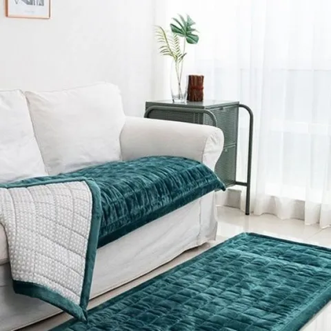 기타 고품질 소파 덮개 커버 밍크 극세사 그린 6인용 소파덮개 극세사 소파 밍크 덮개 깔개겨울쇼파패드 WFHC8AA