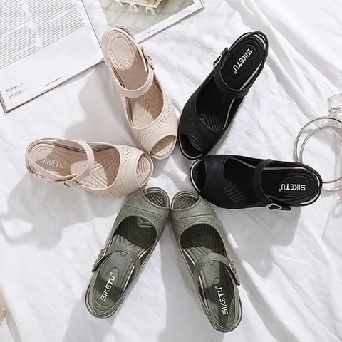 셀러허브 패션 [미스터추] XY298-12 웨지샌들  여성샌들 여름샌들 (5382992A)