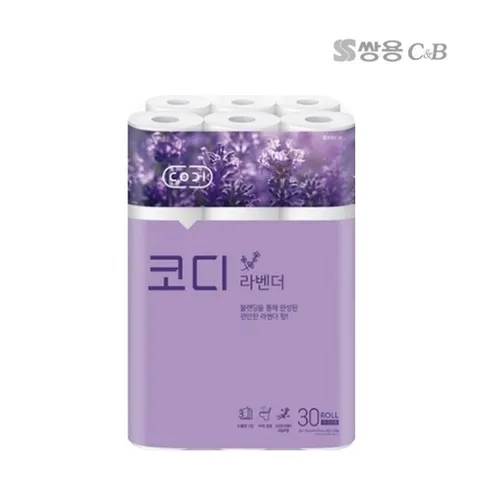 코디 코디 라벤다 화장지 30M 30롤 1팩