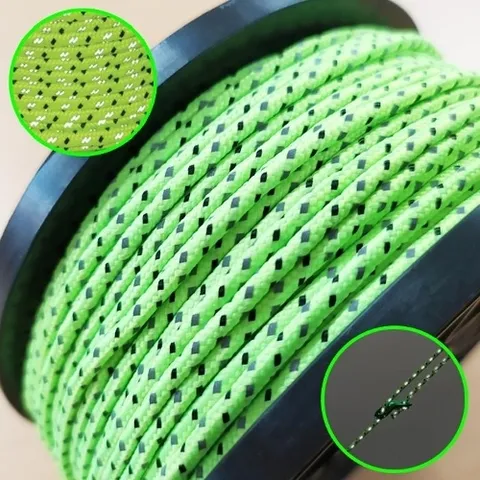 셀러허브 패션 [써니 생활]캠핑용 텐트 야광 로프 타프끈 스트링 50M