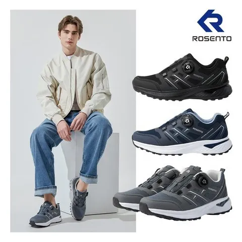 로젠토 25SS 남성 다이얼 라이트 트레킹화