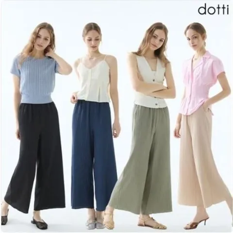 도티 25SS 여성 크링클 썸머 팬츠 4종 NCWW