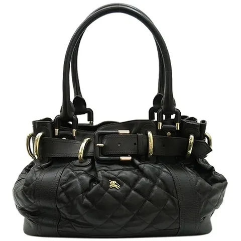 버버리 고이비토 중고명품 Burberry(버버리) 프로섬 브라운 래더 벨트장식 퀼팅 숄더백