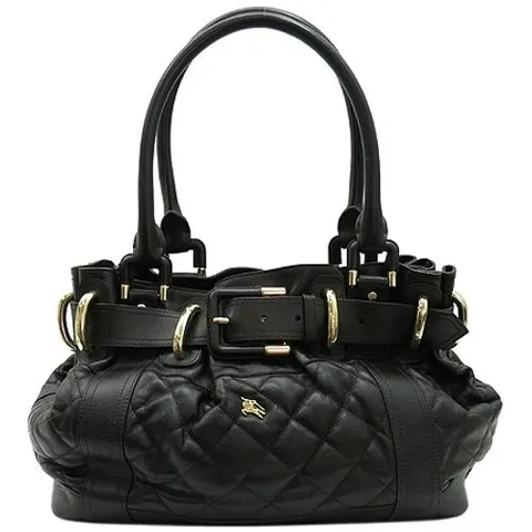 버버리 고이비토 중고명품 Burberry(버버리) 프로섬 브라운 래더 벨트장식 퀼팅 숄더백