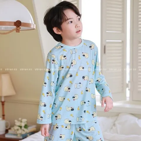 바풀 PPIPPILONG 아동내복 순면 유아 아동 봄 실내복 잠옷 상하 PL FW41-08_P370272268