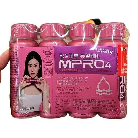 셀러허브 식품 한국야쿠르트 장피부 듀얼케어 MPRO4 130ml x 4개 b47249
