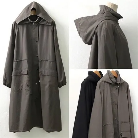 셀러허브 패션 위쉬몰 LN 바람막이후드롱점퍼(6382H009) 빅사이즈