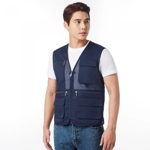 셀러허브 패션 KSK 80 사계절 작업복 근무복 단체 행사 망사 조끼