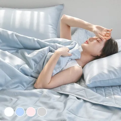 아망떼 아이스터치 자연 냉감 인견 여름 차렵이불 SS