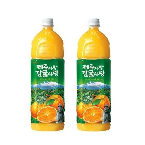 셀러허브 식품 롯데 제주감귤 주스 1.5L 6개입 /s (33046912)