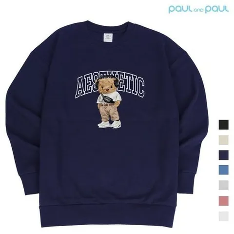 PAUL & PAUL 에스쎄틱 남여공용 맨투맨_P336179139