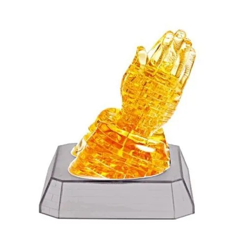기타 3D입체퍼즐 - 기도하는 손(골드) (크리스탈퍼즐)_W072EFC