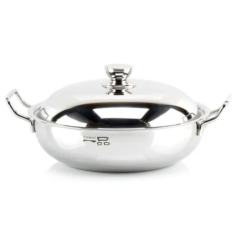 키친아트 일품 ALL 스테인레스 인덕션 파티웍 30cm