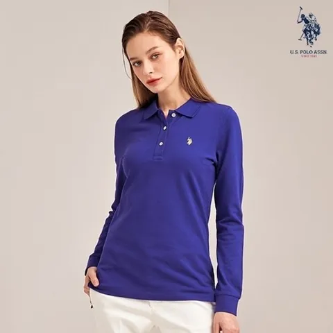 USPA 화이트라벨 스프링 여성 PQ티셔츠퍼플WP21-TS106_P343503887