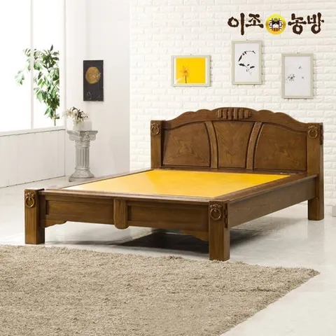 이조농방 국내산흙판 퀸침대 수정