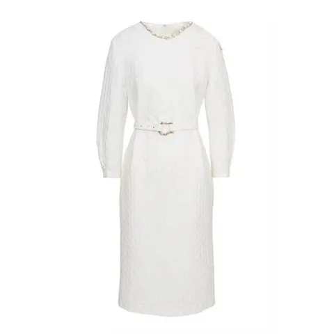 데코 데코(DECO)] 자카드 소매 볼륨 원피스 (택가격: 799000원)