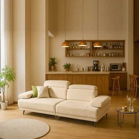 텐스페이스 [착불] 신혼부터 육아까지 이지클린 패브릭쇼파 3.5인 SK5101R