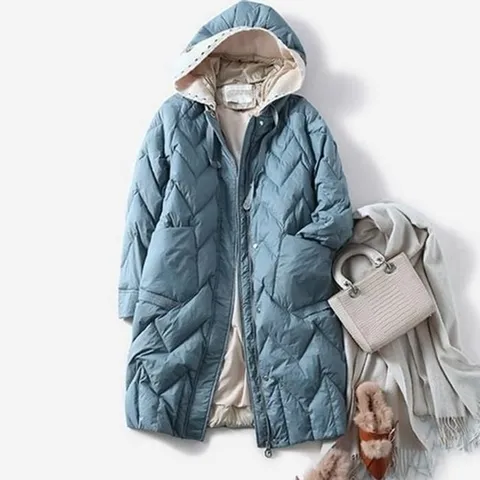 셀러허브 패션 [라일리여성의류] Rly 데일리 여성 롱 패딩 덕다운 여성 경량 패딩 오 (45047579)
