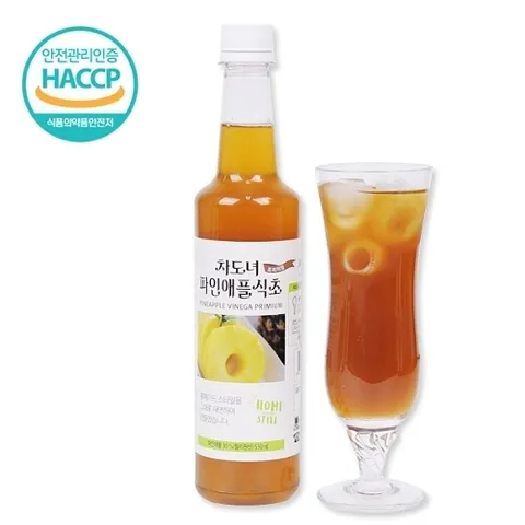 팜투맘 홈메이드 방식으로 만든 차도녀 파인애플식초 550ml x 1병