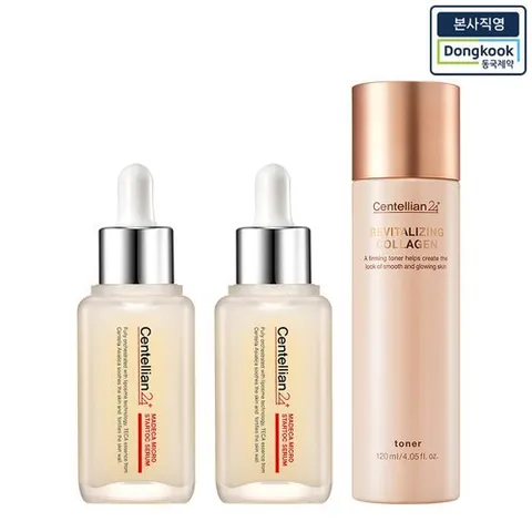 [센텔리안24][본사직영] 센텔리안24 마데카 스타톡 세럼 50ml 2개 + 리바이탈라이징 콜라겐 토너 120ml 1개