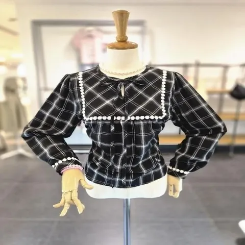 패션플러스 [이프네] DP7WBL12도도체크블라우스B