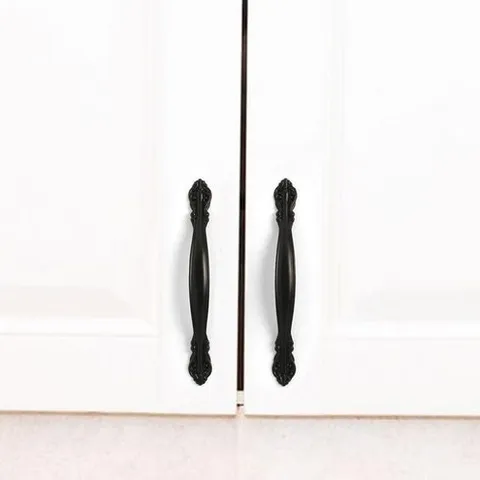 셀러허브 1 [HYIJMVVK_4B]모던 문고리 가구손잡이 2p세트 옷장손잡이