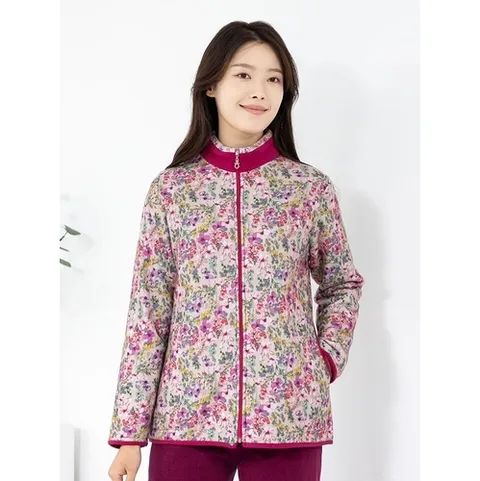 모슬린 엄마옷 겉기모 2온스가디건 점퍼 516FGH124 마담/중년여성/빅사이즈/50대/60대