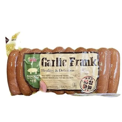 셀러허브 식품 롯데 의성마늘프랑크꼬치 710g 65127
