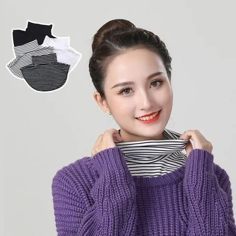셀러허브 1 [룽스_62]여성 목 보호 목폴라 페이크 레이어드 베이직 (46000288)