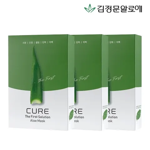 [김정문알로에]큐어 알로에 마스크팩 시즌2 (30매)
